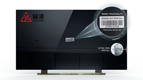 좋은 가격 43인치 4K UHD 240Hz TV 디스플레이 패널 LCD 화면 오픈 셀 패널 ST430PA115-PAX8 온라인