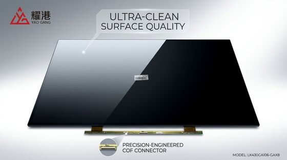 Bom preço. Sharp LK430GA106-GAX8 43 polegadas 4K UHD 144Hz painel LCD de exibição de TV de célula aberta em linha