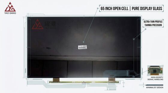 quality 65 Inches 4K UHD 240Hz Refresh Rate TV Display Panel LCD LED Screen Open Cell Panel factory